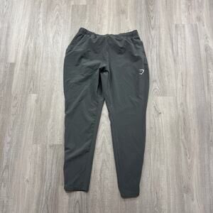 Gymshark Arrival Woven Joggers Men's Medium Gray Workout Gym Athletic Sports